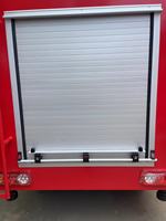 Design moderne Volet roulant en aluminium Ouverture manuelle Fenêtre ignifuge Porte étanche pour hôtels Camions de pompiers Surface finie