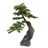 Bonsaïs artificiels en fibre de verre sur mesure, type Podocarpus, écologiques et durables, pour l'aménagement intérieur et extérieur des halls d'hôtel