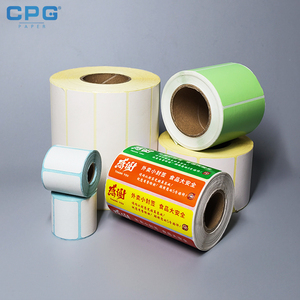 BPA Free High Tack 2X3 Inch Direct Thermal Labels Clear Barcode <b>Printing</b> 4x6 Logistics Warehouse Thermal Shipping Labels - Product Image 1