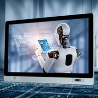 PC industriel tout-en-un haute performance MeetNeng avec écran VGA, système d'exploitation Android, processeur RK3588, 4 Go de RAM, écran tactile, support VESA large, HMI en stock
