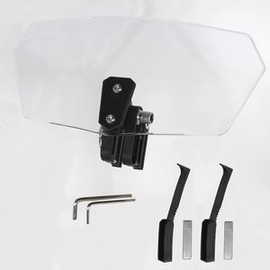 RACEPRO evrensel motosiklet cam saptırıcı şeffaf Spoiler kalkan cam - Product Image 6