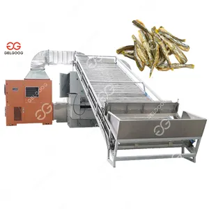 High Quality Tunnel Oven Dehydrator Mesh Continuous Dryer Belt Type Fish Feed Pallet Drying Machine