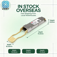 QSFP-40G-SR4 40G QSFP+ Transceiver Optik 850nm 150m MTP/MPO MMF VCSEL DDM 40GBASE-SR4 Modul Hot Pluggable Pusat Data 4x10G
