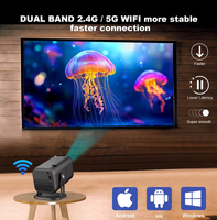 Vente directe d'usine F06 projecteur Portable Android 13 4K pas cher mini projecteur TV Home cinéma vidéo AirPlay Miracast