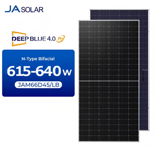 Panneaux solaires bifaciaux <span class=keywords><strong>de</strong></span> type N à double vitrage JA Solar JAM66D45 LB 615W-640W, marque <span class=keywords><strong>de</strong></span> premier plan, modules <span class=keywords><strong>photovoltaïques</strong></span> pour système d'énergie solaire - Product Image 1