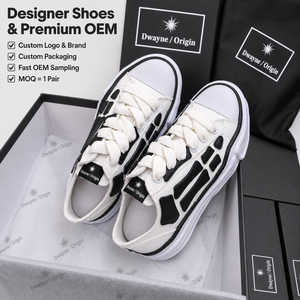 Zapatillas de Lona de Lujo 2026 para Hombre y Mujer, Diseño de Esqueleto Blanco, Estilo Deportivo Casual, Nueva Colección - Product Image 1