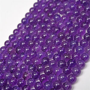 UJBOX Vente en gros <span class=keywords><strong>de</strong></span> perles rondes en <span class=keywords><strong>améthyste</strong></span> naturelle du Brésil, 6 mm/8 mm/10 mm, pour la fabrication <span class=keywords><strong>de</strong></span> bracelets, colliers et bijoux DIY - Product Image 5
