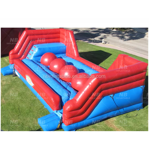 <span class=keywords><strong>Jeux</strong></span> <span class=keywords><strong>de</strong></span> parcours gonflables Wipeout à vendre, parcours d'obstacles sportif gonflable Wipeout Big Baller pour adultes - Product Image 1