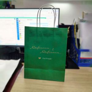 Luxury Kraft <b>Paper</b> <b>Gift</b> <b>Bags</b> with Custom Logo Eco-Friendly Recyclable Shopping & Food Takeaway Packaging for Store Use - Product Image 6