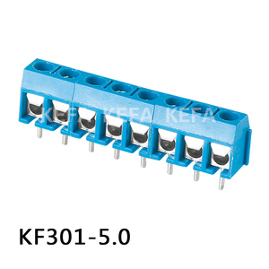 Kefa 5.0mm pin ổ cắm PCB vít khối thiết bị đầu cuối 2/3/4/5/6/7/8/9/10/12/14/16/24p - Product Image 1