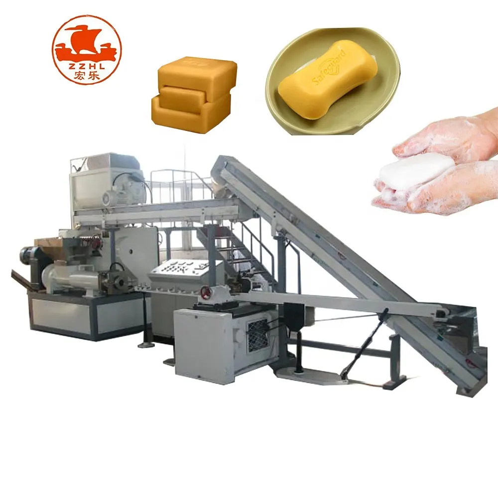 Piccola macchina per la produzione di sapone a basso costo malesia Hotel Toilet Soap Making Production Machine Line