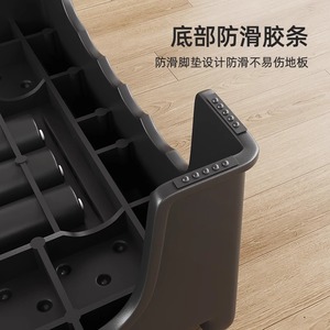 Repose-pieds de massage pour chaise de bureau, repose-pieds de bureau en plastique avec picots de massage et pédales, fabriqué à Wenzhou - Product Image 3