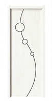Porte de chambre intérieure moderne en WPC, design actuel du fabricant, porte de chambre intérieure moderne, design de porte en bois moderne