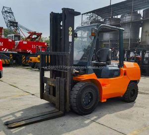Japan Toyota 50 Diesel <b>Forklift</b> With 5 Ton Loading Capacity - Product Image 2