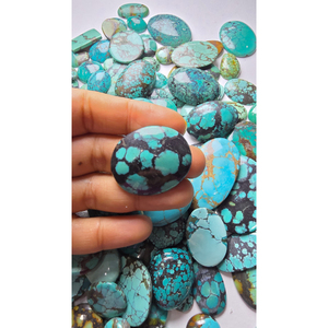 Cabocho de Crisocola Arcoíris de Calidad AAA, Gema Natural Suelta con Juego de Colores para Colgantes, Precio al por Mayor - Product Image 1