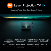 Versión Global Mi 4K Proyector Láser 150 Pulgadas Xiaomi Ultra Short Throw 1600 Ansi Lumen Proyector láser xiaomi Proyector