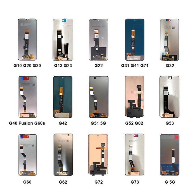 Mobile Phones Lcds for Moto G Stylus 5G 2023 G13 G23 G32 G42 G53 G62 G72 G73 Touch Screen Display Replacement Digitizer Assembly