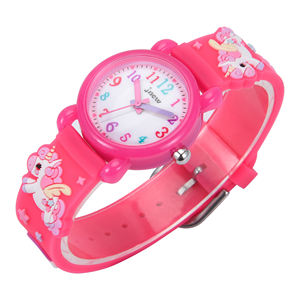 Reloj de Pulsera para Niño con Diseño de Dibujos Animados OEM/ODM, Caja de Acero Inoxidable, Correa de Acrílico, Resistente al Agua 3BAR, Esfera Analógica, Movimiento de Cuarzo - Product Image 5