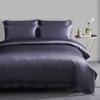 100% housse de couette en soie de mûrier pure, ensemble de literie en soie, ensemble de literie OEKO TEX 19 mm