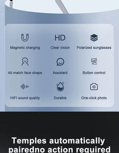Thông minh không dây người đàn ông kính mát mở tai blueteeth Tai nghe âm thanh tai nghe cuộc gọi âm nhạc lái xe auriculares đi xe đạp Kính - Product Image 2