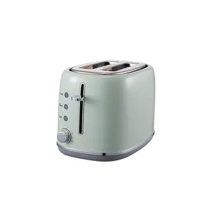 Stainless Steel Black 6 Browning Defrost Reheat Electric Toaster Maker
