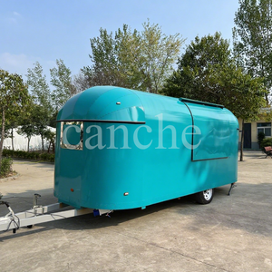 Mobile Food Truck for Sale Stainless Steel Hot Dog Food Carts Street Van with Fast Food Snacks - Product Image 2