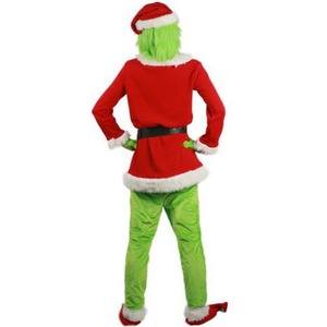 M-3XL unisexe <span class=keywords><strong>noël</strong></span> vert monstre Costume fourrure père <span class=keywords><strong>noël</strong></span> Costume Cosplay tenue de <span class=keywords><strong>noël</strong></span> - Product Image 4