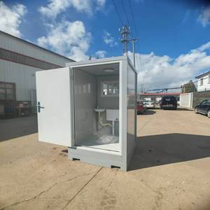 Toilettes portables solaires préfabriquées avec éclairage LED pour une visibilité et un fonctionnement nocturnes améliorés - Product Image 2