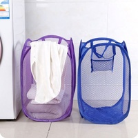 Panier à linge pliable en maille respirante multicolore pour la maison – Idéal pour le rangement des vêtements – Offre spéciale