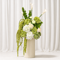 EG-S284 Bouquet de fleurs élégant pour mariage, arrangement floral de luxe en soie, centre de table pour réception, événement, fête, scène