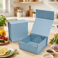 Scatola Regalo Artigianale Personalizzata, Scatola Pieghevole di Design Esclusivo, Confezione Rigida in Cartone Grigio, Vendita all'Ingrosso
