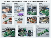 Servicio Electrónico Integral de Fabricación de PCB y PCBA Personalizados, Ensamblaje de Placas SMT, OEM
