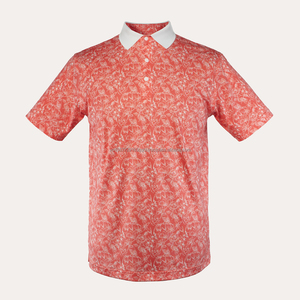 Polo de Golf con estampado de sublimación personalizado de alta calidad para hombre, camiseta informal transpirable de secado rápido, camiseta para hombre - Product Image 3