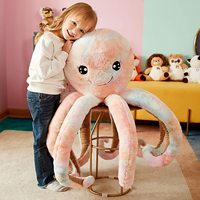 Peluche personnalisée, grande, mignonne, énorme, jumbo, kawaii, moelleuse, peluche de grande taille, pieuvre, peluche surdimensionnée, cadeaux pour enfants