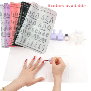 2026 Nuevo Tapete de Silicona para Estampado de Uñas DIY, <span class=keywords><strong>Paleta</strong></span>, Herramienta y Guía de Práctica para Uñas - Product Image 3