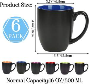 Taza de Café de Cerámica Decorativa al por Mayor con Asa de Corazón, Impresión por Sublimación, Apta para Microondas, Ecológica, 11oz, para Fiestas - Product Image 2