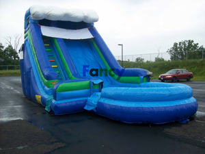 Tobogán de Castillo de Casa de salto inflable de dibujos animados de estilo moderno/<span class=keywords><strong>castillos</strong></span> <span class=keywords><strong>hinchables</strong></span> de Happy Hop/tobogán seco inflable de <span class=keywords><strong>tres</strong></span> toboganes a la venta - Product Image 4