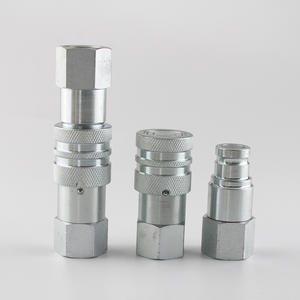 Acoplamiento <span class=keywords><strong>de</strong></span> Cara Plana <span class=keywords><strong>de</strong></span> Alta Presión <span class=keywords><strong>de</strong></span> 5000 PSI ISO16028, Acoplamiento Rápido Hidráulico Serie ZJ-FC - Product Image 1