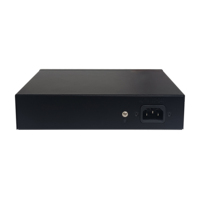 Switch Ethernet Gigabit PoE Completo de Fábrica, Switch de Red de 4 Puertos 100M/1000M, Extensión de 250m VLAN, Fabricante para Seguridad CCTV