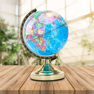 MAXCARE Globe terrestre en PLA haute définition de 20 cm avec support <span class=keywords><strong>MAC</strong></span>-F13 pour étudiants, idéal pour le bureau, la maison et l'enseignement, avec lumière intégrée - Product Image 2