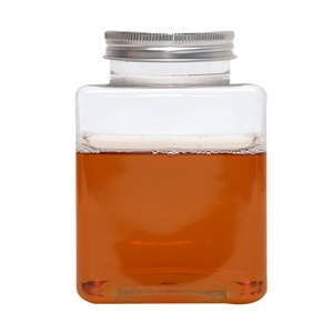 Botellas de Plástico PET Cuadradas Transparentes de 16 oz para Bebidas, Grado Alimenticio, para Jugo, con Tapa de Rosca de Aluminio, Venta al Por Mayor - Product Image 5