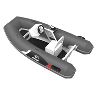 Bote Inflable Plegable Versátil de PVC para Pesca y Surf, Marca Leisure Offshore, Nuevo, con Motor Fuera de Borda, Batería E60 de 3kw