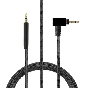 Câble audio vidéo tressé en nylon de 1.5m pour casque <span class=keywords><strong>Bose</strong></span> QC45 <span class=keywords><strong>QC35</strong></span> NC700 Câble équilibré - Product Image 1