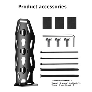 Soporte para Bolsa de Bicicleta, Fácil de Instalar, Multifuncional, Soporte de Audio para Bicicleta, Soporte para Botella, Soporte para Tubo Superior de Horquilla Delantera, Soporte para Bolsa de Bicicleta para ENLEE - Product Image 4
