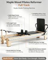 Appareil de Pilates Reformer complet pour l'exercice du corps entier, équipement de fitness durable pour club de Pilates