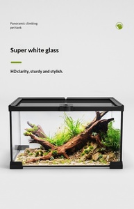 Terrario Multiespecífico para Reptiles e <span class=keywords><strong>Invertebrados</strong></span>, Vidrio Ultra Transparente, Iluminación de Alto Brillo, Diseño a Prueba de Escapes, Recinto de Cría - Product Image 3