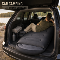 Matelas de voiture gonflable au design moderne avec pompe, housse de siège arrière portable pour SUV, résistant à l'eau, pour le camping en plein air