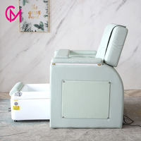 Nouveauté - Équipement de salon de beauté de haute qualité - Chaise de pédicure verte - Massage électrique - Spa pour les pieds - Chaise de manucure pour salon de manucure