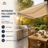Auvent pliant rétractable pour extérieur, protection UV, imperméable, abri contre la pluie pour jardin et balcon