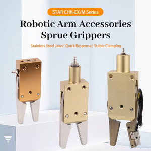 EOAT Robot Arm <span class=keywords><strong>Mini</strong></span> Mandrin Fixation Pneumatique Sprue Pince pour Cylindre de Moulage par Injection Automatisation CHK-EM/EX Type Clamp Parts - Product Image 3